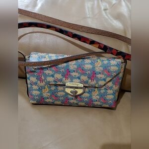 Jon Wye Unicorns Crossbody Clutch Leather